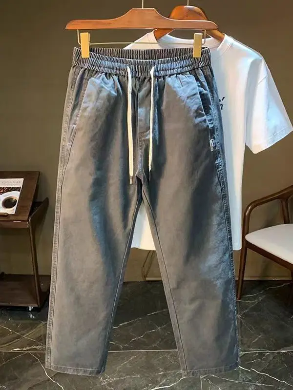 New 2025 Men's Loose Straight Leg Work Trousers Wear-Resistant Workwear Casual Pants Comfortable All-Match Autumn Leisure
New 2025 Men's Loose Straight Leg Work Trousers Wear-Resistant Workwear Casual Pants Comfortable All-Match Autumn Leisure