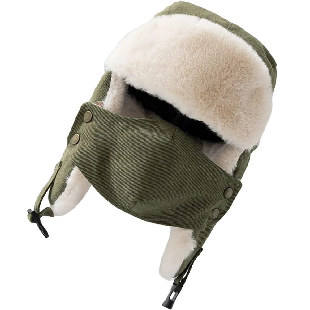 Winter Hat Unisex Windproof Cotton Thickened Warm Headgear for Outdoor Skiing Hunting Riding Cold Proof Protection Hat
Winter Hat Unisex Windproof Cotton Thickened Warm Headgear for Outdoor Skiing Hunting Riding Cold Proof Protection Hat