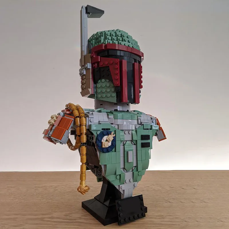 1245pcs MOC Science Fiction Movie (STAR BATTLE) Boba Fett Figure Helmet Series Building Blocks Model Festival Gift Toys for Boys
1245pcs MOC Science Fiction Movie (STAR BATTLE) Boba Fett Figure Helmet Series Building Blocks Model Festival Gift Toys for Boys