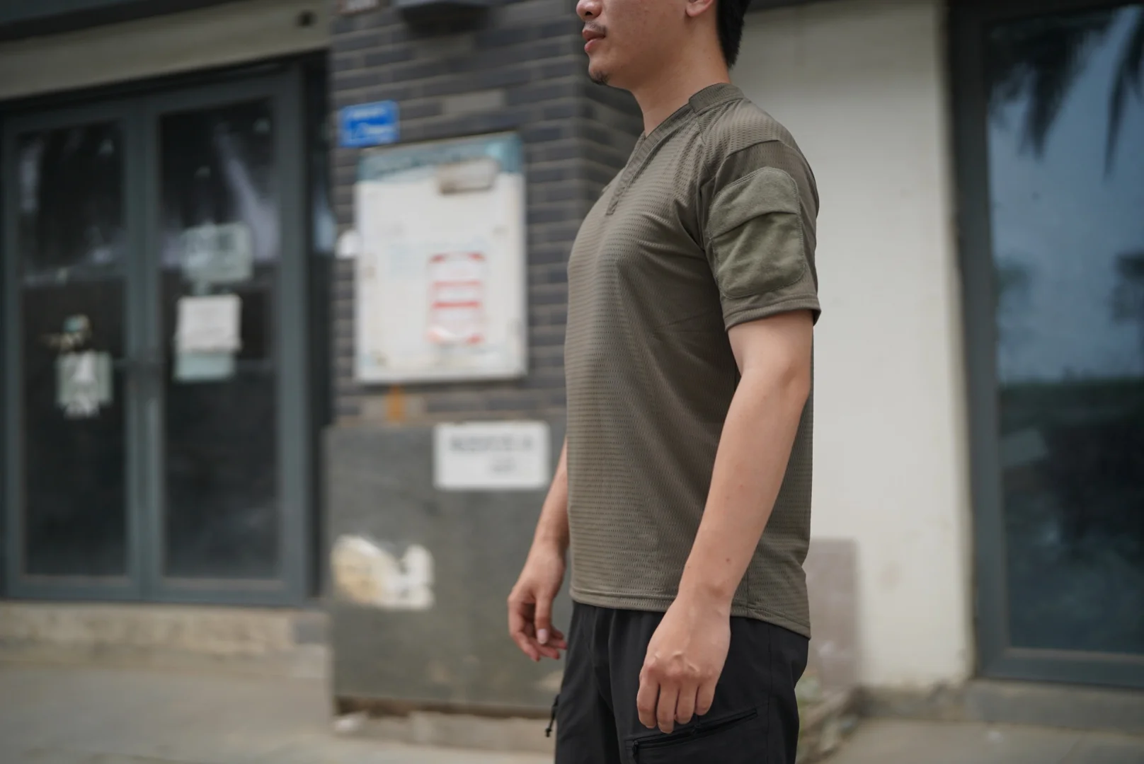 Tactical Tom vs. Short Sleeve, Summer Breathable, Comfortable, Soft Outdoor Sports Combat Tactics V-neck T-shirt
Tactical Tom vs. Short Sleeve, Summer Breathable, Comfortable, Soft Outdoor Sports Combat Tactics V-neck T-shirt