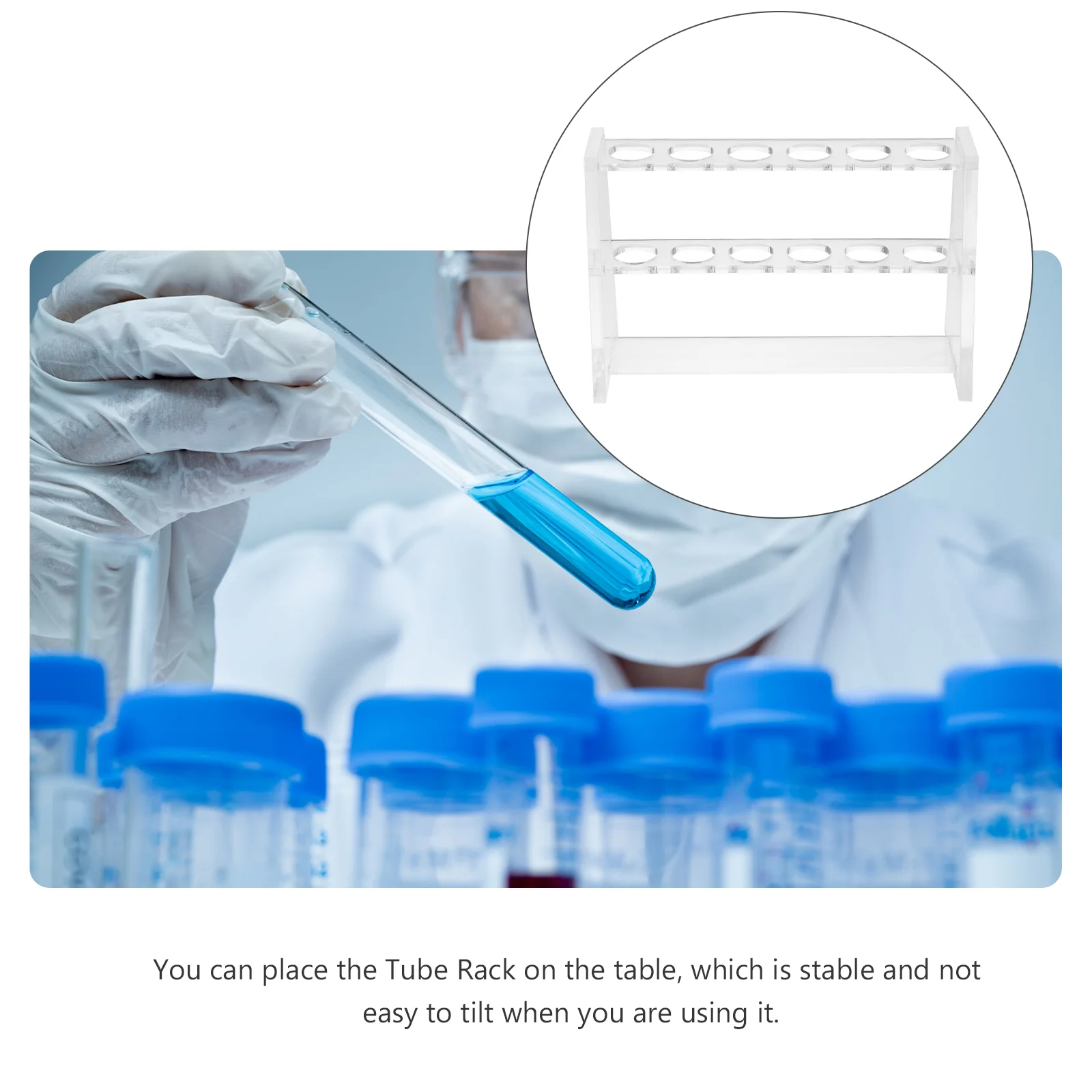 2 Pcs Test Tubes Colorimetric Rack Drying for Holder Poster Acrylic Transparent Laboratory 2-layer Child
2 Pcs Test Tubes Colorimetric Rack Drying for Holder Poster Acrylic Transparent Laboratory 2-layer Child