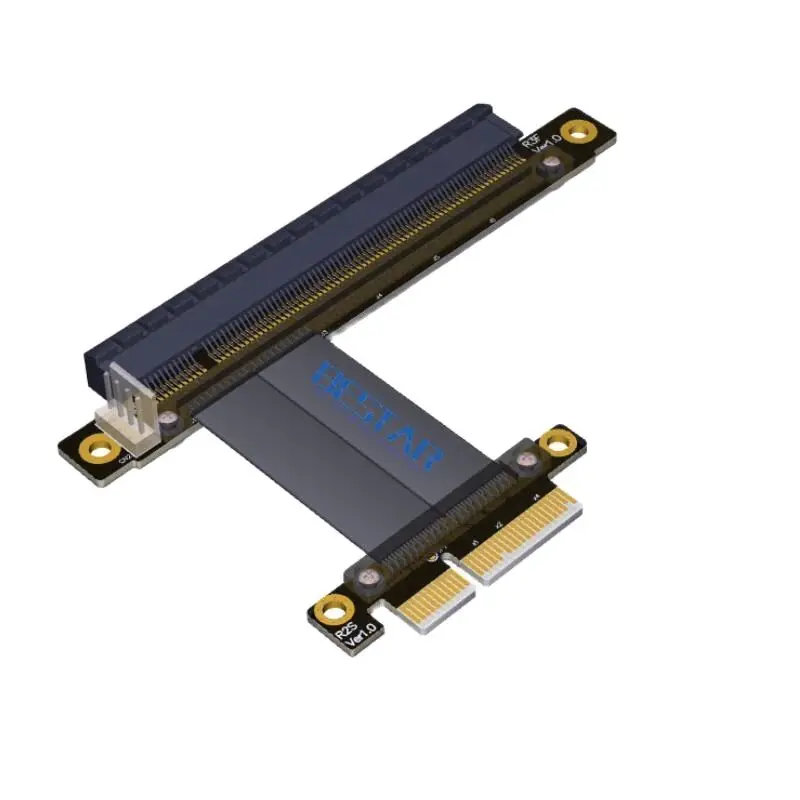 BTM New Mining Riser Card Extension Cable PCIe 3.0 x16 to x4 For AMD NVIDIA Video Adapter Card With SATA Power Cable Non-usb
BTM New Mining Riser Card Extension Cable PCIe 3.0 x16 to x4 For AMD NVIDIA Video Adapter Card With SATA Power Cable Non-usb