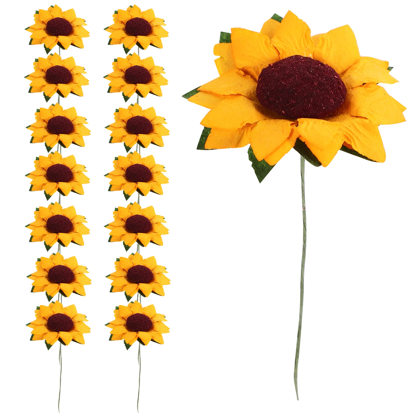 100 Pcs Artificial Simulation Sunflower Party Emulation Realistic Flowers Bouquet Bulk Bride
100 Pcs Artificial Simulation Sunflower Party Emulation Realistic Flowers Bouquet Bulk Bride