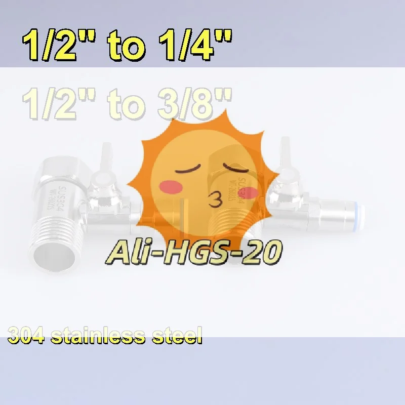 Tee Ball Valve Stainless Steel 1 Set 1-2 to 1-4 3-8 PE Pipe Quick Connector for Kitchen Water Purifier Systems
Tee Ball Valve Stainless Steel 1 Set 1-2 to 1-4 3-8 PE Pipe Quick Connector for Kitchen Water Purifier Systems