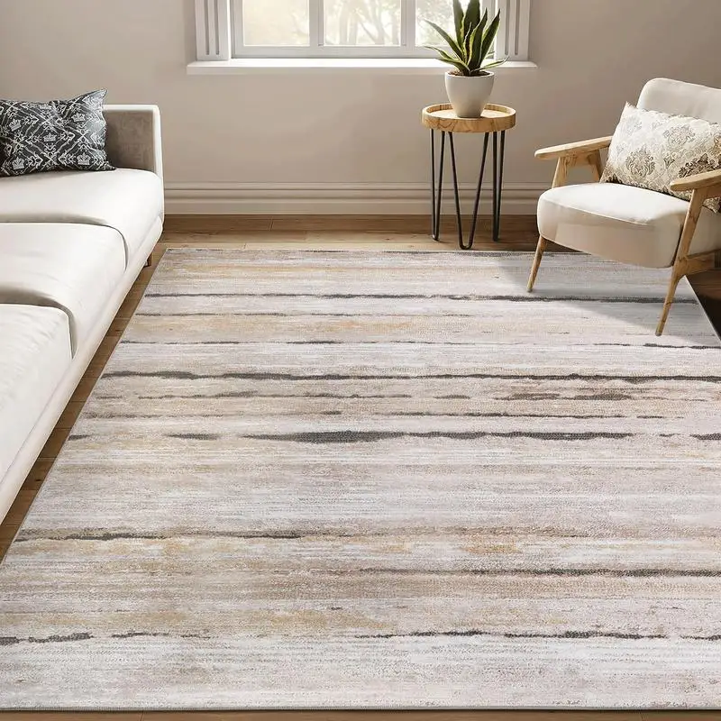 Stylish Brown Striped Non-Shedding Area Rug for Living Room Bedroom Dining Home Office, 8x10, Stain Resistant and Durable
Stylish Brown Striped Non-Shedding Area Rug for Living Room Bedroom Dining Home Office, 8x10, Stain Resistant and Durable