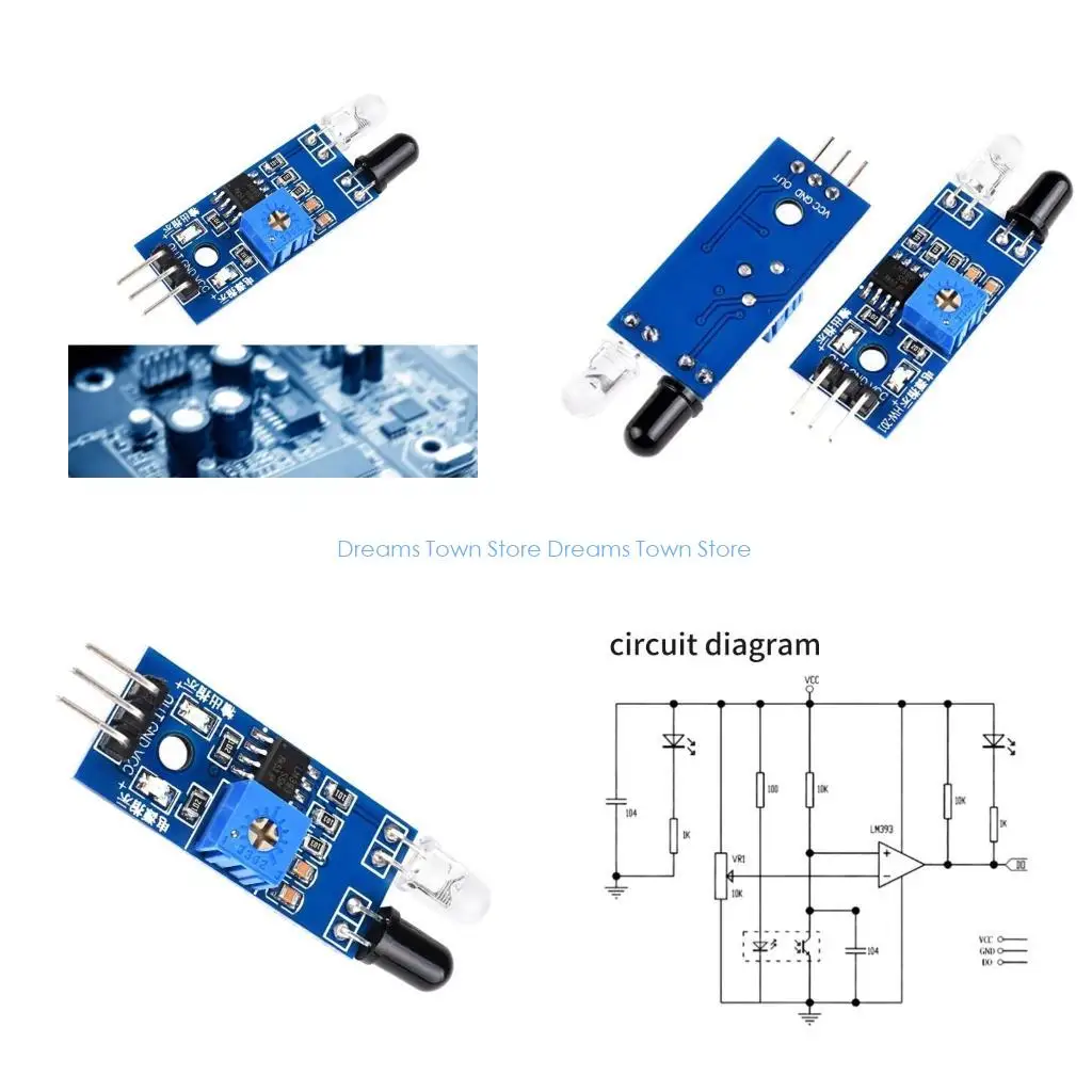 HX6A Compactly Infrare Obstacle Avoidance Sensors Module Board 3wire Ideal for Intelligent Car Robot Applications Easy Fixed
HX6A Compactly Infrare Obstacle Avoidance Sensors Module Board 3wire Ideal for Intelligent Car Robot Applications Easy Fixed