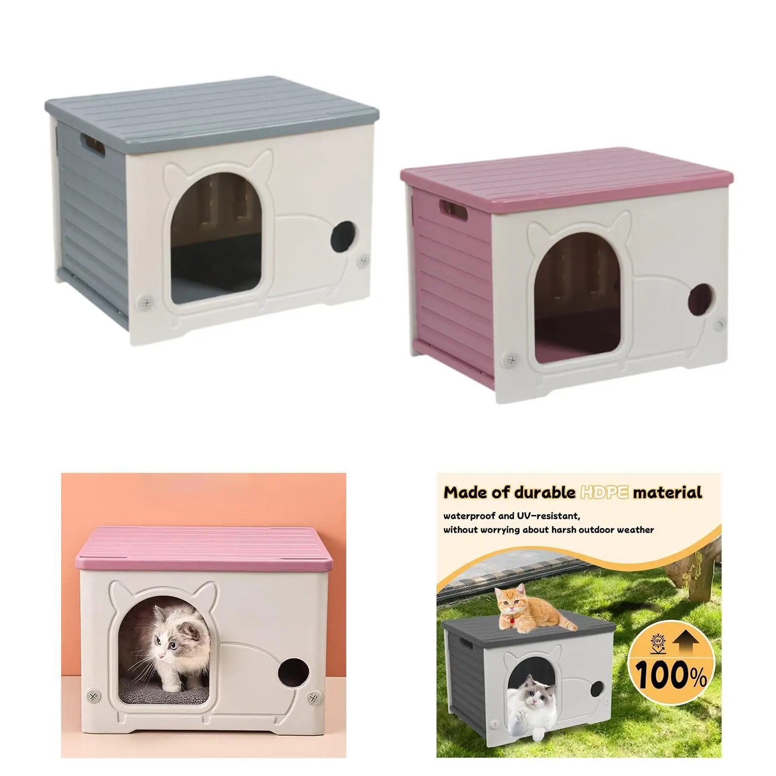 Укрытие для бродячих кошек, товары для домашних животных, открытый кошачий домик для хомяка, щенка, ежа
Укрытие для бродячих кошек, товары для домашних животных, открытый кошачий домик для хомяка, щенка, ежа