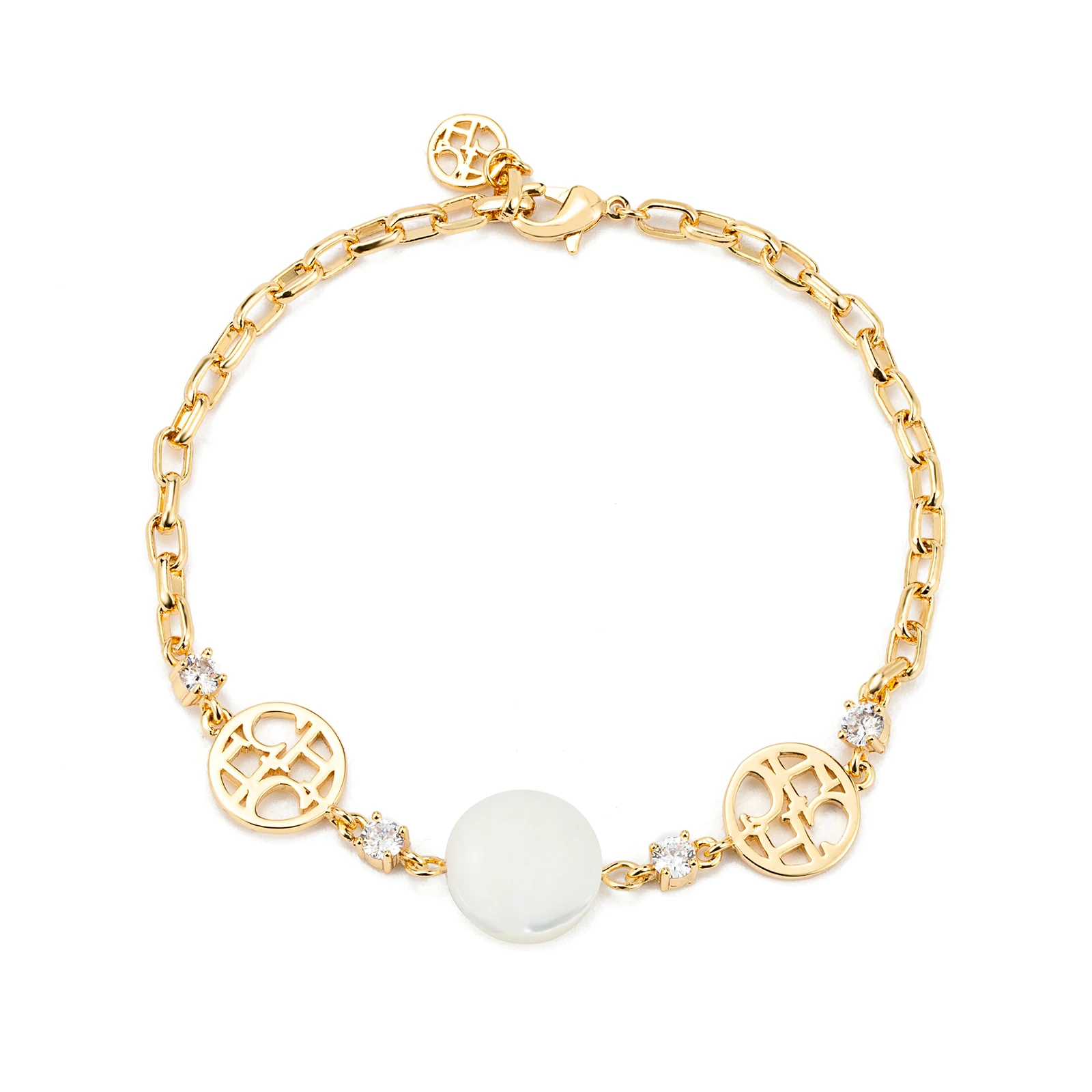 CHILN HENA New Romantic Shell Decoration Golden Bracelet Romantic Hollow-Out Pattern Design Jewelry 20cm Gift Box B058
CHILN HENA New Romantic Shell Decoration Golden Bracelet Romantic Hollow-Out Pattern Design Jewelry 20cm Gift Box B058
