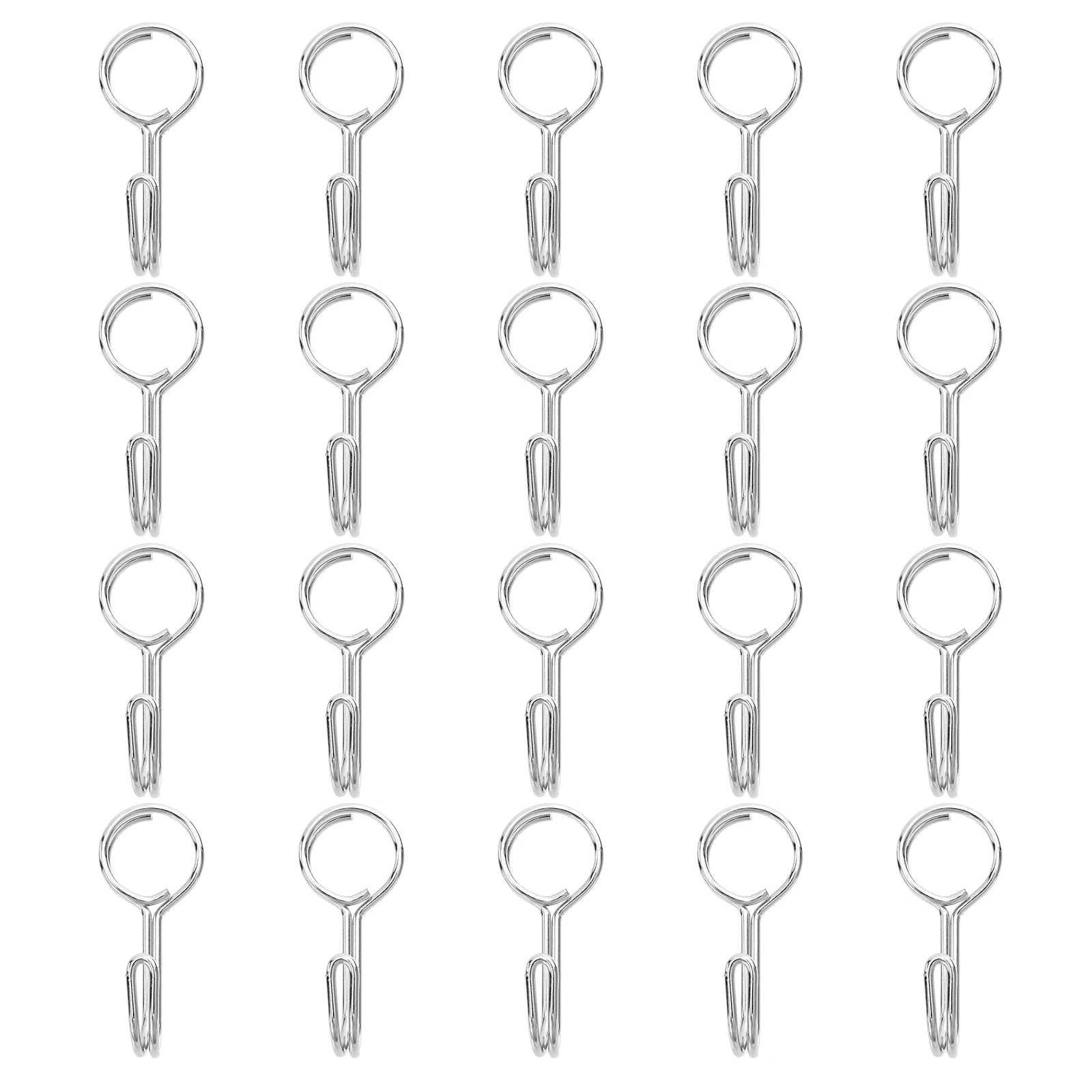 20 Pcs Stainless Steel Multi functional Rope Strap Hooks Heavy Duty Cargo Securemnt Climbing Accessories Easy Storage
20 Pcs Stainless Steel Multi functional Rope Strap Hooks Heavy Duty Cargo Securemnt Climbing Accessories Easy Storage