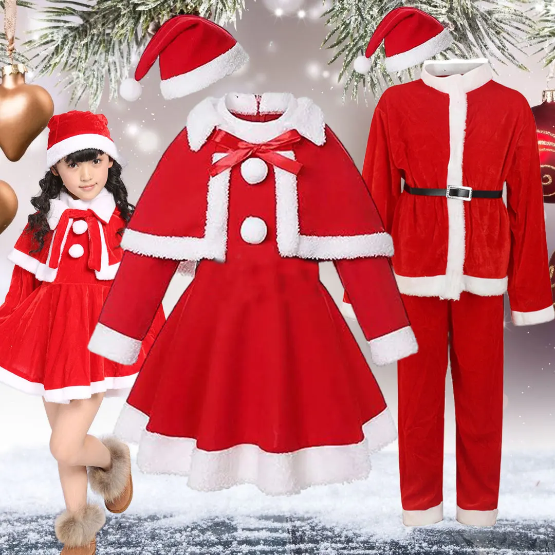 3 Pieces Girls Santa Claus Cosplay Dress+Cape+Hat Kids Xmas Eve Party Costume Frock Child St. Nikolas Day Apparel Coat+Pants+Hat
3 Pieces Girls Santa Claus Cosplay Dress+Cape+Hat Kids Xmas Eve Party Costume Frock Child St. Nikolas Day Apparel Coat+Pants+Hat