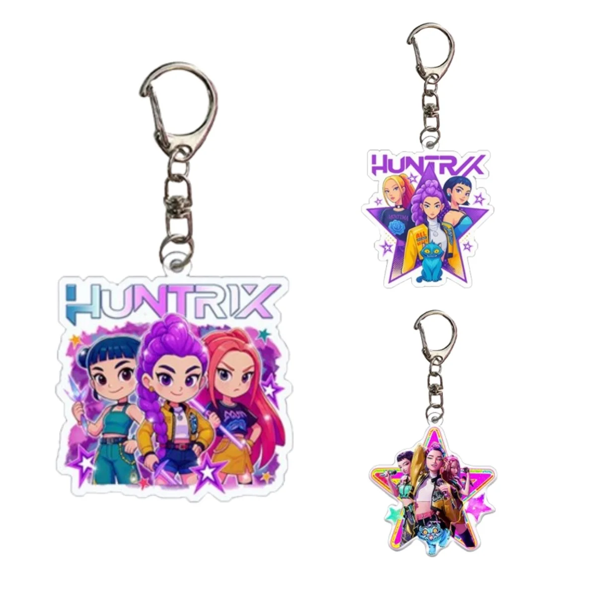 Demon Hunters Keychains Acrylic Cartoon Keychain Cute Colourful School bag Pendant Car Pendant Christmas Birthday Teenager Gifts
Demon Hunters Keychains Acrylic Cartoon Keychain Cute Colourful School bag Pendant Car Pendant Christmas Birthday Teenager Gifts