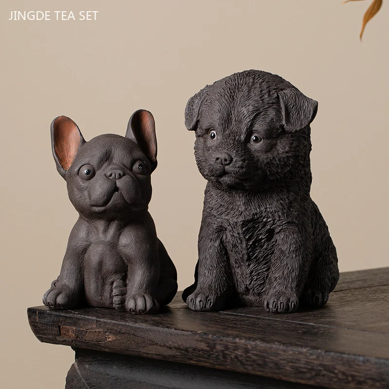 Creative Purple Clay Tea Pet Zodiac Dog Sculpture Decoration Boutique Can Keep Feng Shui Tea Accessories Handmade Tea Pet
Creative Purple Clay Tea Pet Zodiac Dog Sculpture Decoration Boutique Can Keep Feng Shui Tea Accessories Handmade Tea Pet