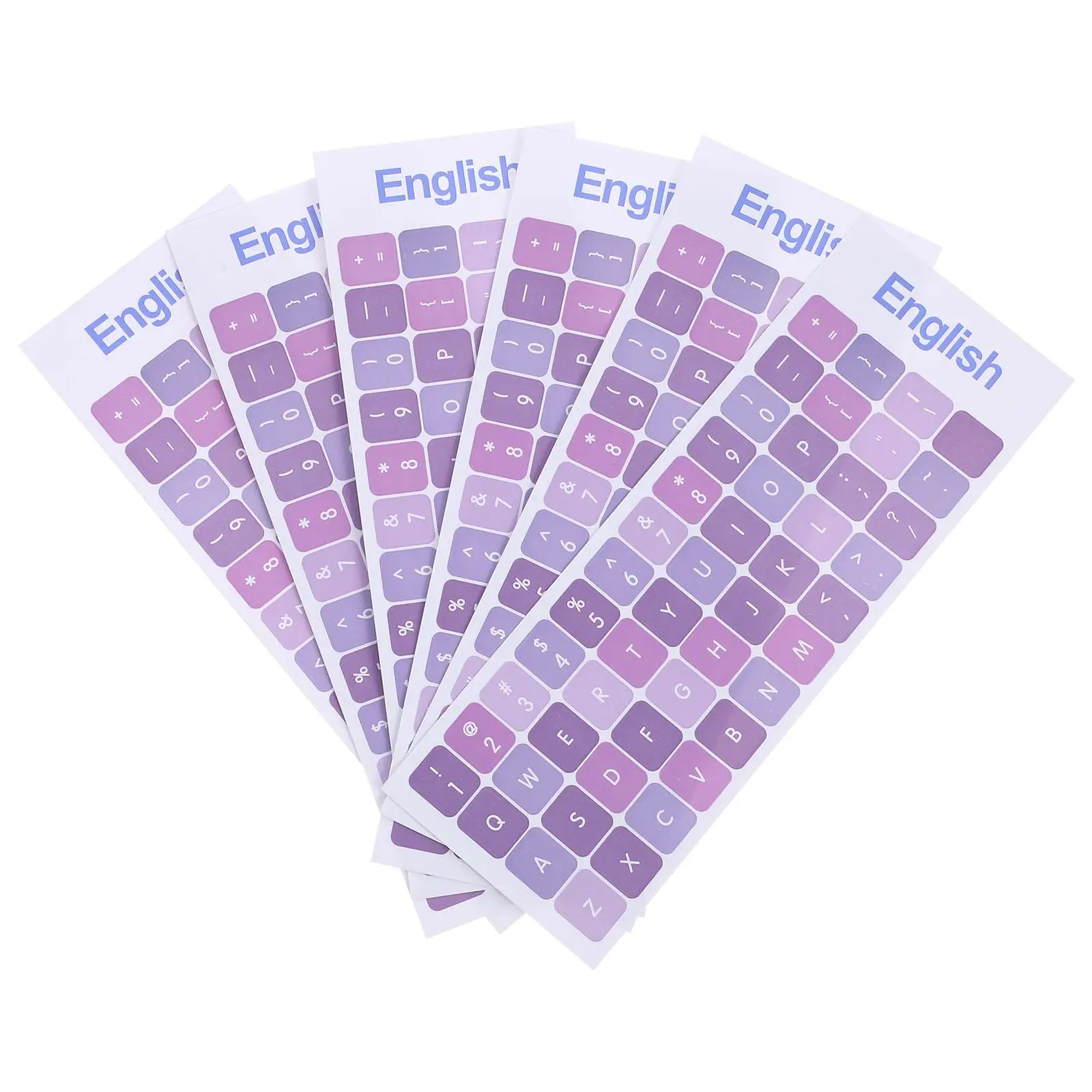 6 Pcs Keyboard Stickers English Letters for Laptop Computer Notebook Desktop Keyboards PVC Material Easy Apply Remove Fits
6 Pcs Keyboard Stickers English Letters for Laptop Computer Notebook Desktop Keyboards PVC Material Easy Apply Remove Fits