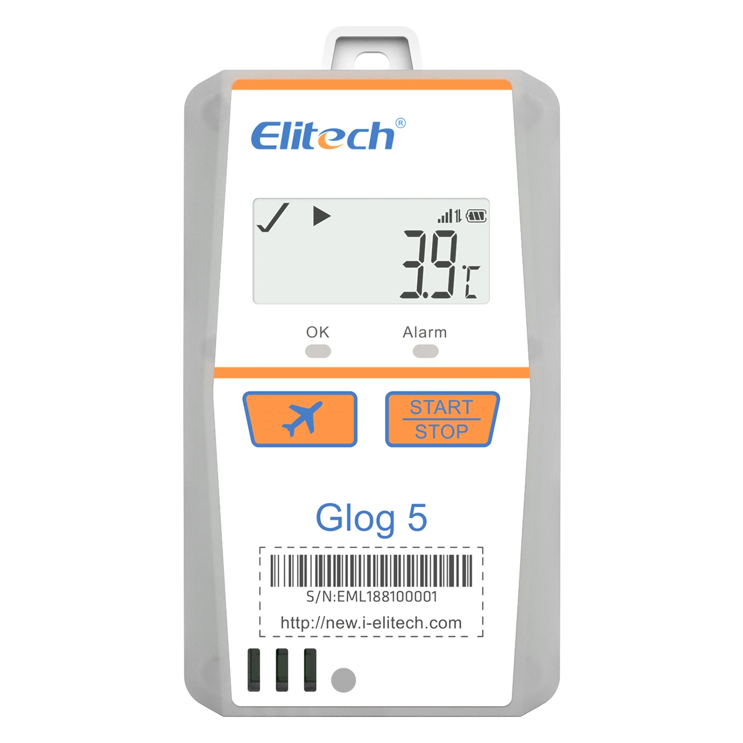 Регистратор данных о температуре Elitech Glog 5T IOT, одноразовый, с тенью, 3-кратным случайным прикосновением, автоматический режим полета, 4G
Регистратор данных о температуре Elitech Glog 5T IOT, одноразовый, с тенью, 3-кратным случайным прикосновением, автоматический режим полета, 4G