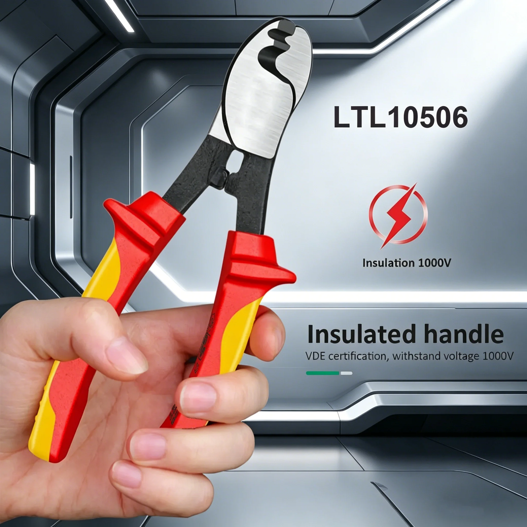 1000V High Voltage Insulated Wire Stripper Cutter Pliers Heavy-Duty Electrician Safety Multi-functional Cable Cutting Hand Tool
1000V High Voltage Insulated Wire Stripper Cutter Pliers Heavy-Duty Electrician Safety Multi-functional Cable Cutting Hand Tool