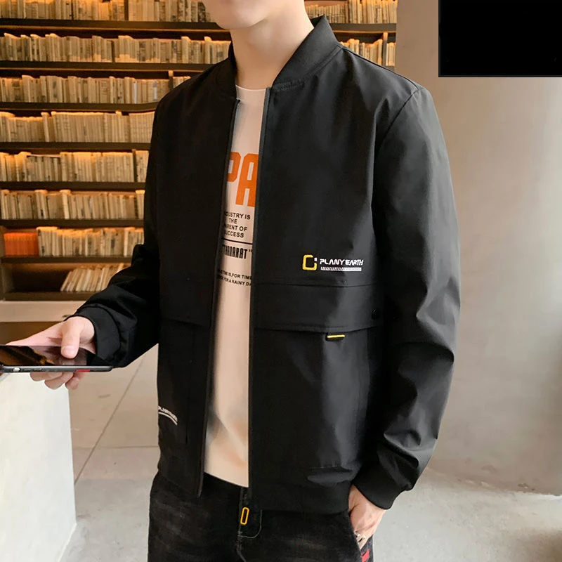 Jackets Mens Pilot Bomber Jacket Male Stand Collar Fashion Baseball Hip Hop Streetwear Coats Slim Fit Coat Brand Clothing E287
Jackets Mens Pilot Bomber Jacket Male Stand Collar Fashion Baseball Hip Hop Streetwear Coats Slim Fit Coat Brand Clothing E287