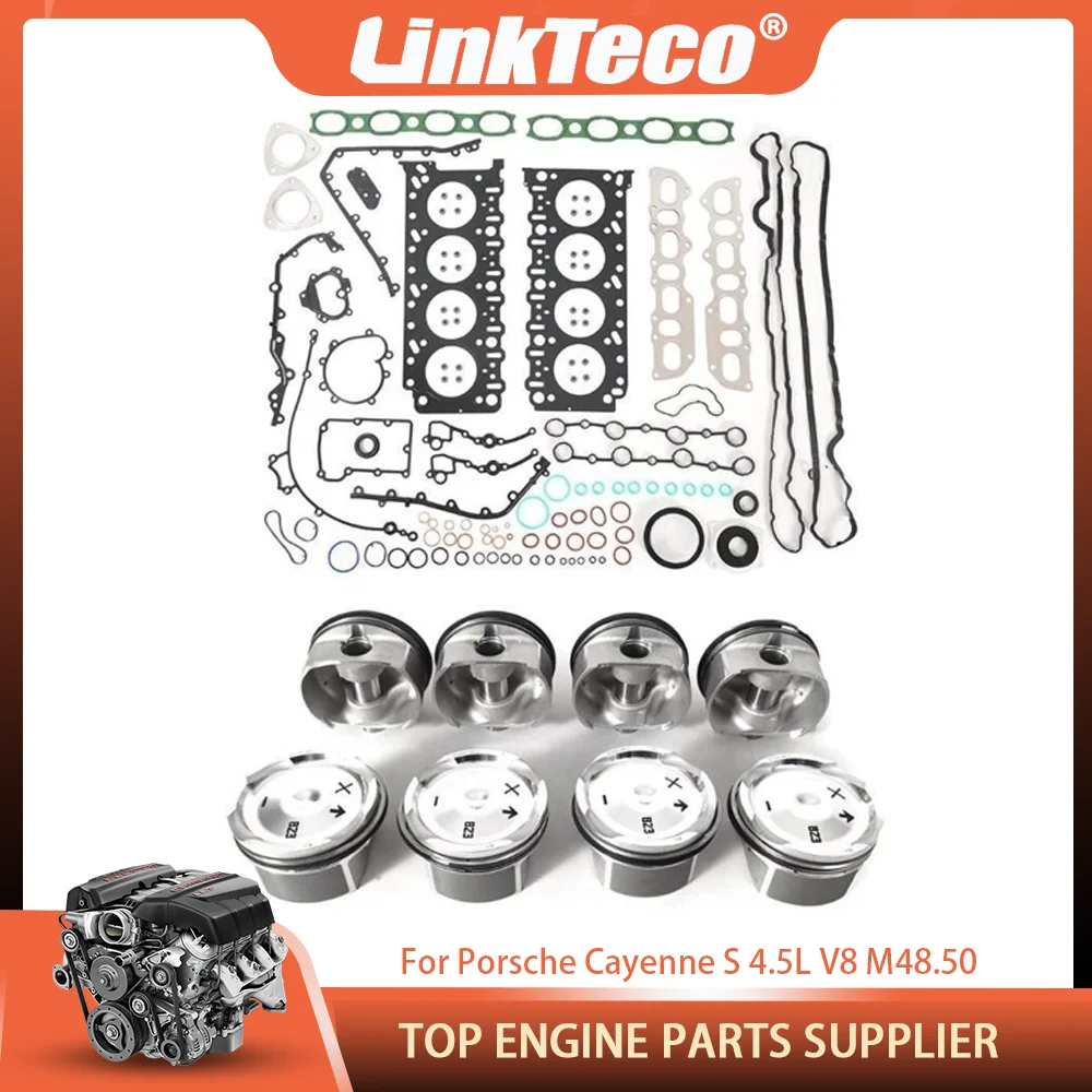 Engine Part Piston & Ring Kit Full Gasket Set Fit 4.5 L T V8 GAS M48.00 M48.50 For Porsche Cayenne 4.5L 4.5T 03-07 94810303164
Engine Part Piston & Ring Kit Full Gasket Set Fit 4.5 L T V8 GAS M48.00 M48.50 For Porsche Cayenne 4.5L 4.5T 03-07 94810303164