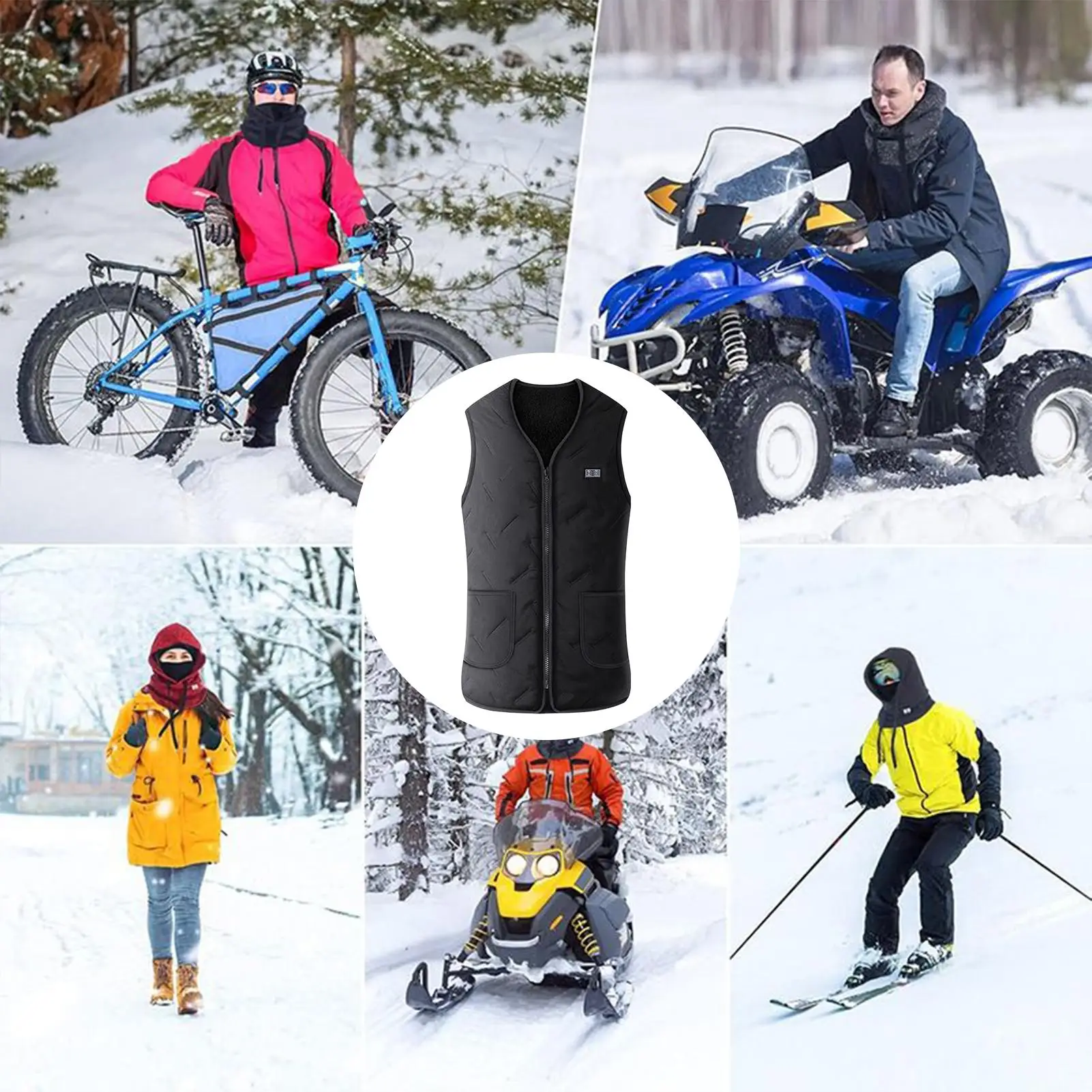 Women Heated Vest 3 Temp Settings Outerwear USB Charging 7 Heating Zones Washable Warming Vest For Adult Elderly Family Friend
Women Heated Vest 3 Temp Settings Outerwear USB Charging 7 Heating Zones Washable Warming Vest For Adult Elderly Family Friend