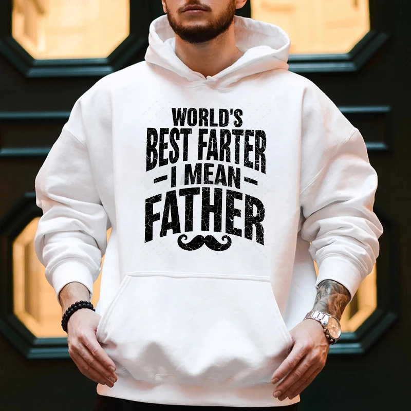 World's Best Father I Mean Father Print Hoodies Loose Casual Hooded Tops For Father Long-sleeved Autumn Hooded Streetwear
World's Best Father I Mean Father Print Hoodies Loose Casual Hooded Tops For Father Long-sleeved Autumn Hooded Streetwear