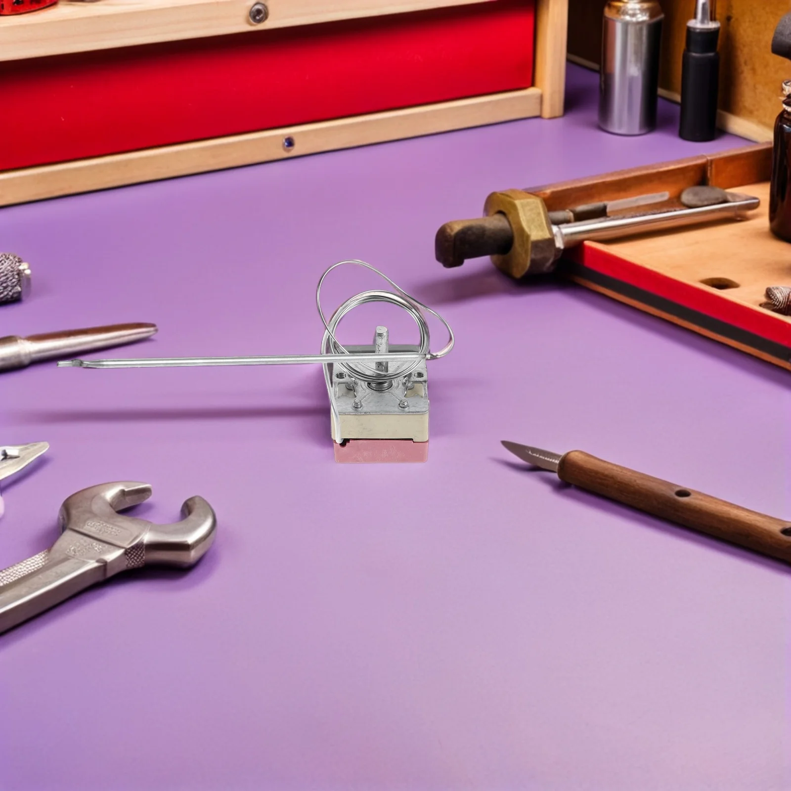 Smoke Machine Temperature Controller Sensor 3Mm Diameter Probe Adjustable Thermostat Replacement for Fog Machine Dj Stage
Smoke Machine Temperature Controller Sensor 3Mm Diameter Probe Adjustable Thermostat Replacement for Fog Machine Dj Stage