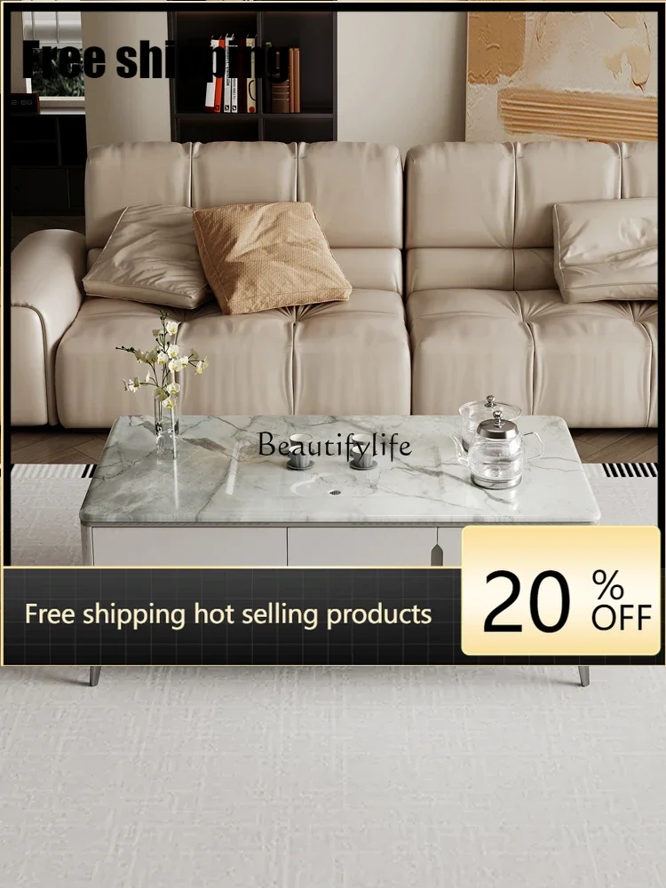 x4 Italian super crystal stone coffee table small apartment marble light luxury kung fu tea table living room home
x4 Italian super crystal stone coffee table small apartment marble light luxury kung fu tea table living room home