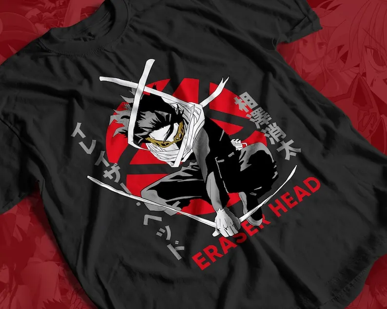 Eraser Head Aizawa Tshirt Unisex, Manga, Shirt, Lover Shirt, Graphic Tee, Manga Shirt 
Eraser Head Aizawa Tshirt Unisex, Manga, Shirt, Lover Shirt, Graphic Tee, Manga Shirt