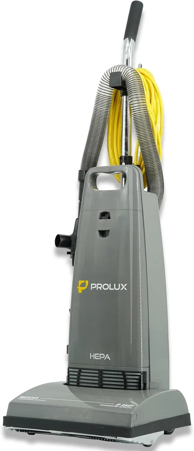 6000 Commercial Upright Vacuum with On Board Tools Bagged Vacuum Cleaner Commercial Vacuum Carpet Floor HEPA Filter Steel
6000 Commercial Upright Vacuum with On Board Tools Bagged Vacuum Cleaner Commercial Vacuum Carpet Floor HEPA Filter Steel