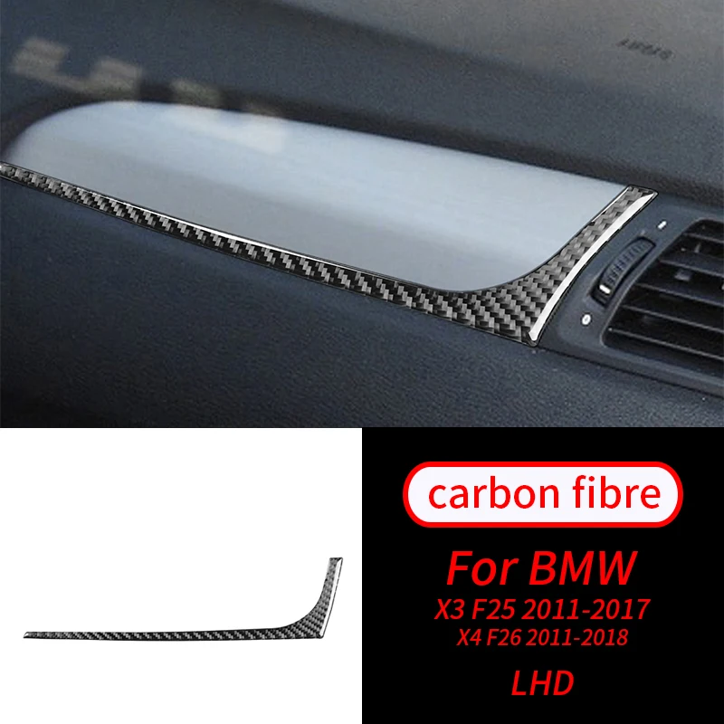 Real Carbon Fiber Interior Car Dashboard Decoration Strip Car-Styling Sticker 2011-2017 Accessories For BMW X3 F25 X4 F26
Real Carbon Fiber Interior Car Dashboard Decoration Strip Car-Styling Sticker 2011-2017 Accessories For BMW X3 F25 X4 F26