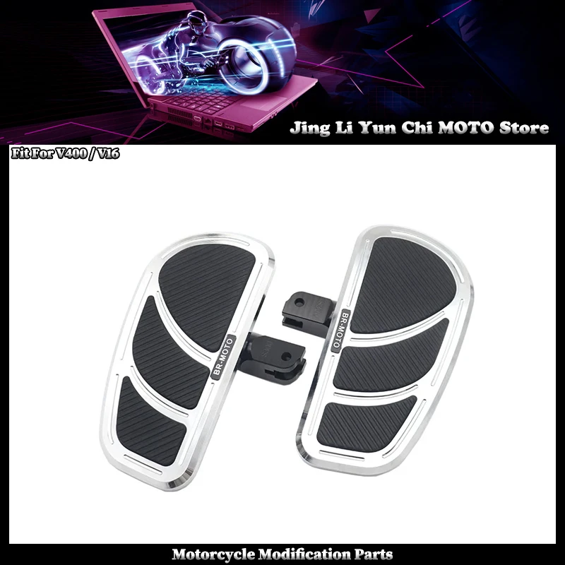 Motorcycle CNC Anti-slip Pedal Front Rear Footrest Enlarged Pedal Accessorie Fit For LIFAN V400 V16 V 400 16
Motorcycle CNC Anti-slip Pedal Front Rear Footrest Enlarged Pedal Accessorie Fit For LIFAN V400 V16 V 400 16