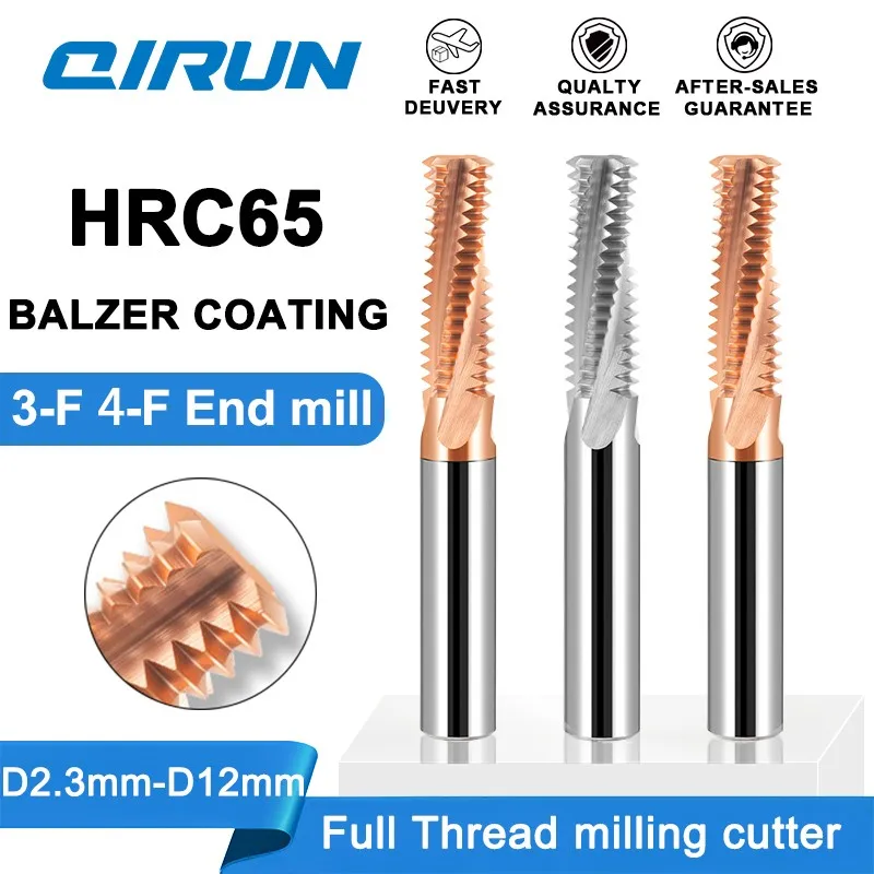 QIRUN HRC 65 3-Flut, 4-флейтовая карбидная торцевая фреза, цельная фреза из стали, стандартная, диаметр 2,2 мм-12 мм
QIRUN HRC 65 3-Flut, 4-флейтовая карбидная торцевая фреза, цельная фреза из стали, стандартная, диаметр 2,2 мм-12 мм
