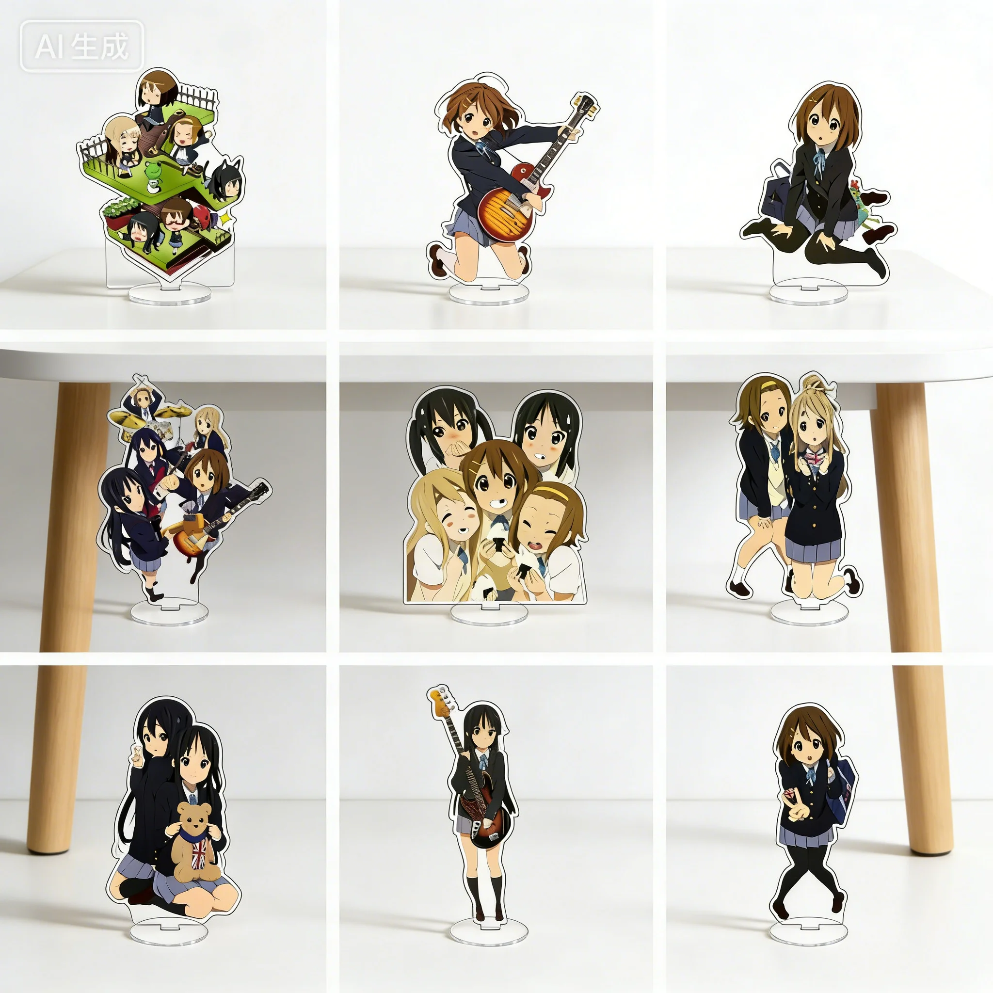 K-ON Hirasawa Yui Akiyama Mio Human-shaped Acrylic Stand Model Plate Keychains Desktop Ornament Accessories Goods Collection
K-ON Hirasawa Yui Akiyama Mio Human-shaped Acrylic Stand Model Plate Keychains Desktop Ornament Accessories Goods Collection