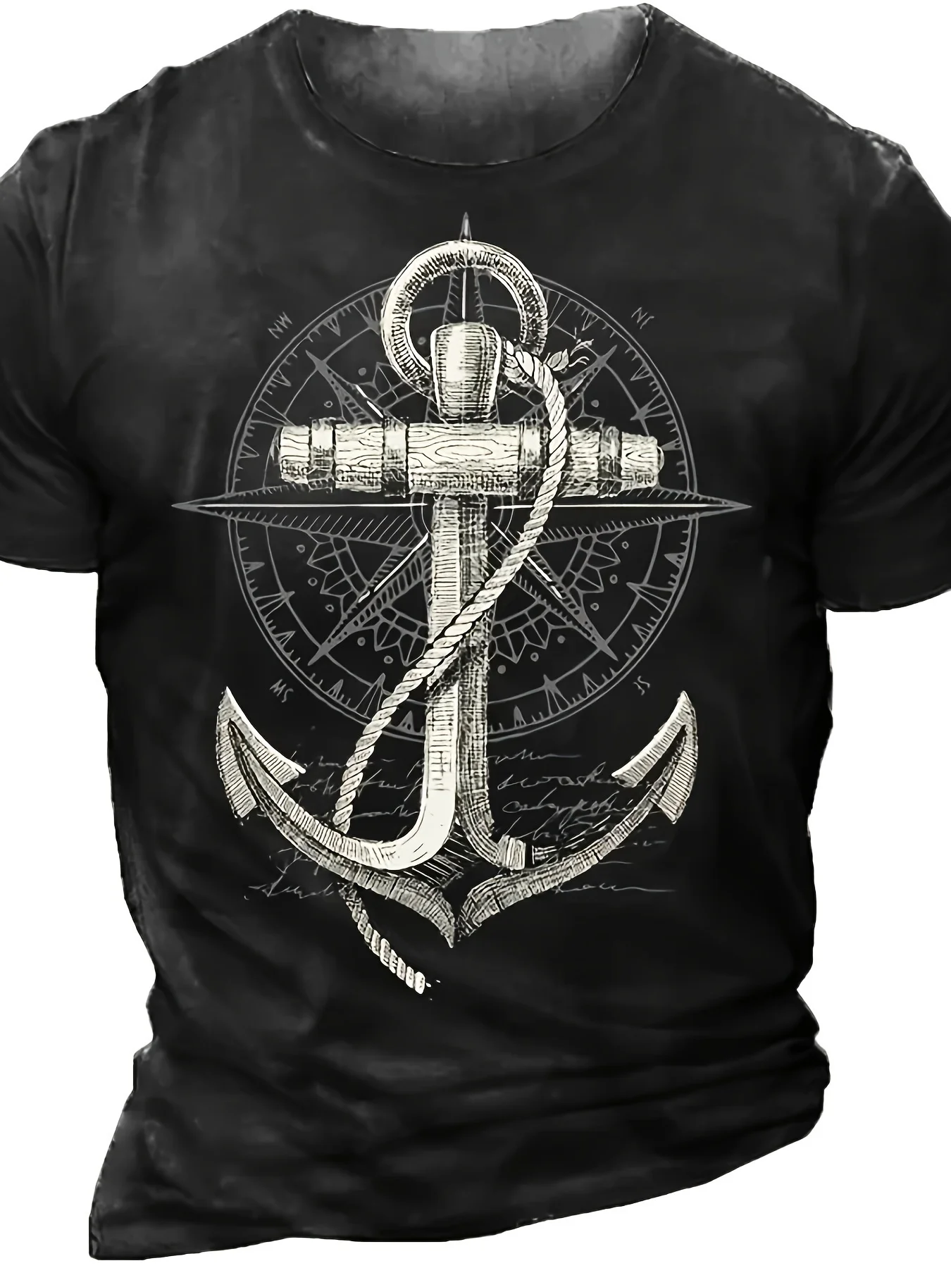 2024 Fashion Men'S Summer Casual Tees Tops Anchor Printed T Shirt Casual Male TShirt Compass Pattern T Shirts
2024 Fashion Men'S Summer Casual Tees Tops Anchor Printed T Shirt Casual Male TShirt Compass Pattern T Shirts