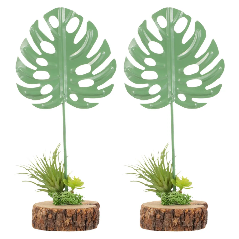 2Pcs Monstera Leaf Resin Decor Nordic Style Artificial Tropical Potted Plant Fake Palm Tree Living Room Office Bedroom
2Pcs Monstera Leaf Resin Decor Nordic Style Artificial Tropical Potted Plant Fake Palm Tree Living Room Office Bedroom