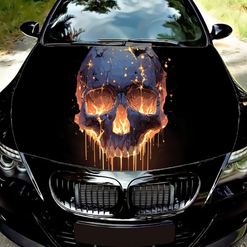 Thrilling Lava Skull car hood stickers, waterproof self-adhesive, scratch resistant, easy to stick, durable car PVC stickers, ca
Thrilling Lava Skull car hood stickers, waterproof self-adhesive, scratch resistant, easy to stick, durable car PVC stickers, ca