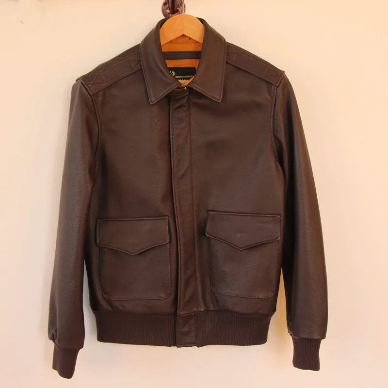 Черно-коричневая куртка из натуральной коровьей кожи, мужская куртка-пилот из натуральной воловьей кожи, летные костюмы ВВС, весна-осень
Черно-коричневая куртка из натуральной коровьей кожи, мужская куртка-пилот из натуральной воловьей кожи, летные костюмы ВВС, весна-осень