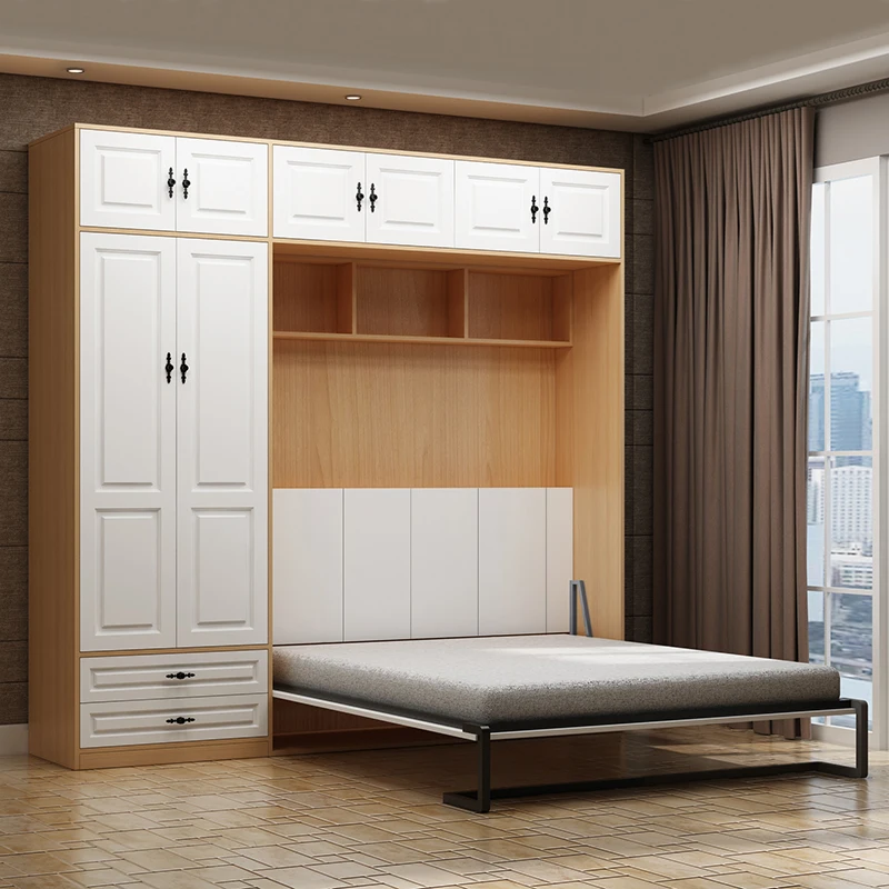 Fancy Double Bed Unique Organiser Folding Luxury Bed Multifunctional Storage Muebles Para El Hogar Bedroom Furniture Accessories 
Fancy Double Bed Unique Organiser Folding Luxury Bed Multifunctional Storage Muebles Para El Hogar Bedroom Furniture Accessories