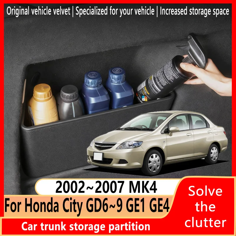 For Honda City GD6~9 2002~2007 MK4 Thickening Trunk Storage Partition Multifunction Storage Auto Interior Parts Car Accessorie
For Honda City GD6~9 2002~2007 MK4 Thickening Trunk Storage Partition Multifunction Storage Auto Interior Parts Car Accessorie