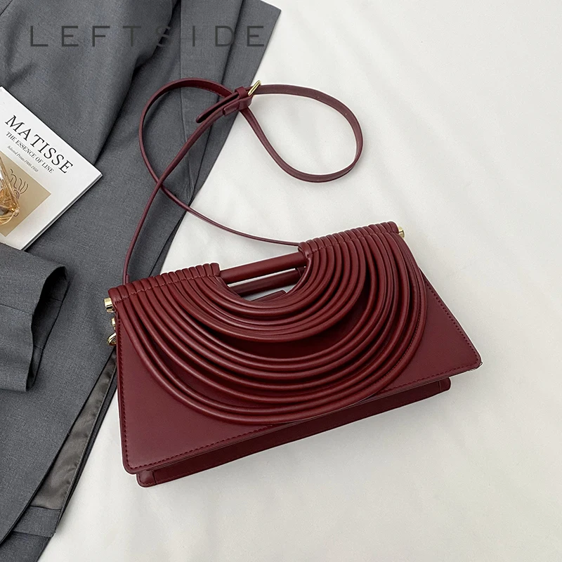 LEFTSIDE Small Crossbody Bags for Women PU Leather Shoulder Bag 2025 Luxury Designer Trendy New Brand Purses and Handbags
LEFTSIDE Small Crossbody Bags for Women PU Leather Shoulder Bag 2025 Luxury Designer Trendy New Brand Purses and Handbags