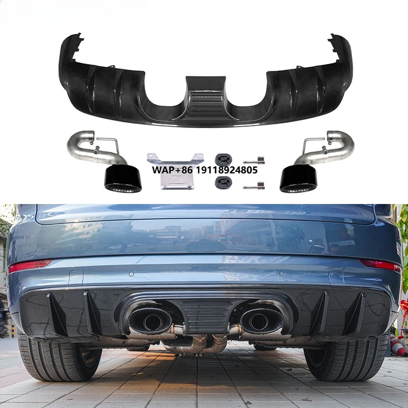 Для Cayenne Turbo GT 9Y0 2018-UP 9Y0.1/9Y0.2 Автомобильный задний диффузор из углеродного волокна содержит выхлопную трубу 3,0 т/2,9 т/4,0 т
Для Cayenne Turbo GT 9Y0 2018-UP 9Y0.1/9Y0.2 Автомобильный задний диффузор из углеродного волокна содержит выхлопную трубу 3,0 т/2,9 т/4,0 т