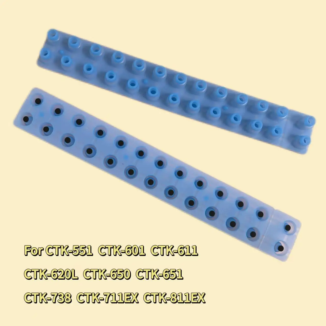 The Rubber For Casio CTK-551 CTK-601 CTK-611 CTK-620L CTK-650 CTK-651 CTK-738 CTK-711EX CTK-811EX
The Rubber For Casio CTK-551 CTK-601 CTK-611 CTK-620L CTK-650 CTK-651 CTK-738 CTK-711EX CTK-811EX