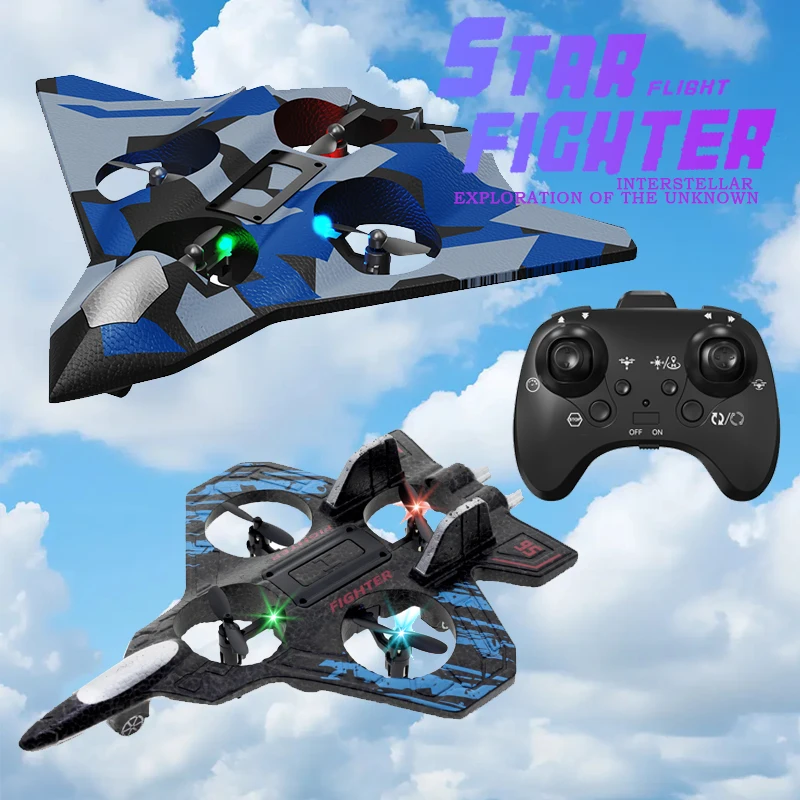 2.4GHz Electric Remote Control Aircraft EPP Foam RC Combat Aircraft Height 360 Flip Children's Holiday Gifts
2.4GHz Electric Remote Control Aircraft EPP Foam RC Combat Aircraft Height 360 Flip Children's Holiday Gifts