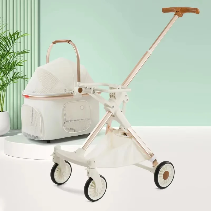Luxury Aluminium Tube Dog Trolley Cart Linen Fabric Detachable Pet Stroller for Small Dogs
Luxury Aluminium Tube Dog Trolley Cart Linen Fabric Detachable Pet Stroller for Small Dogs