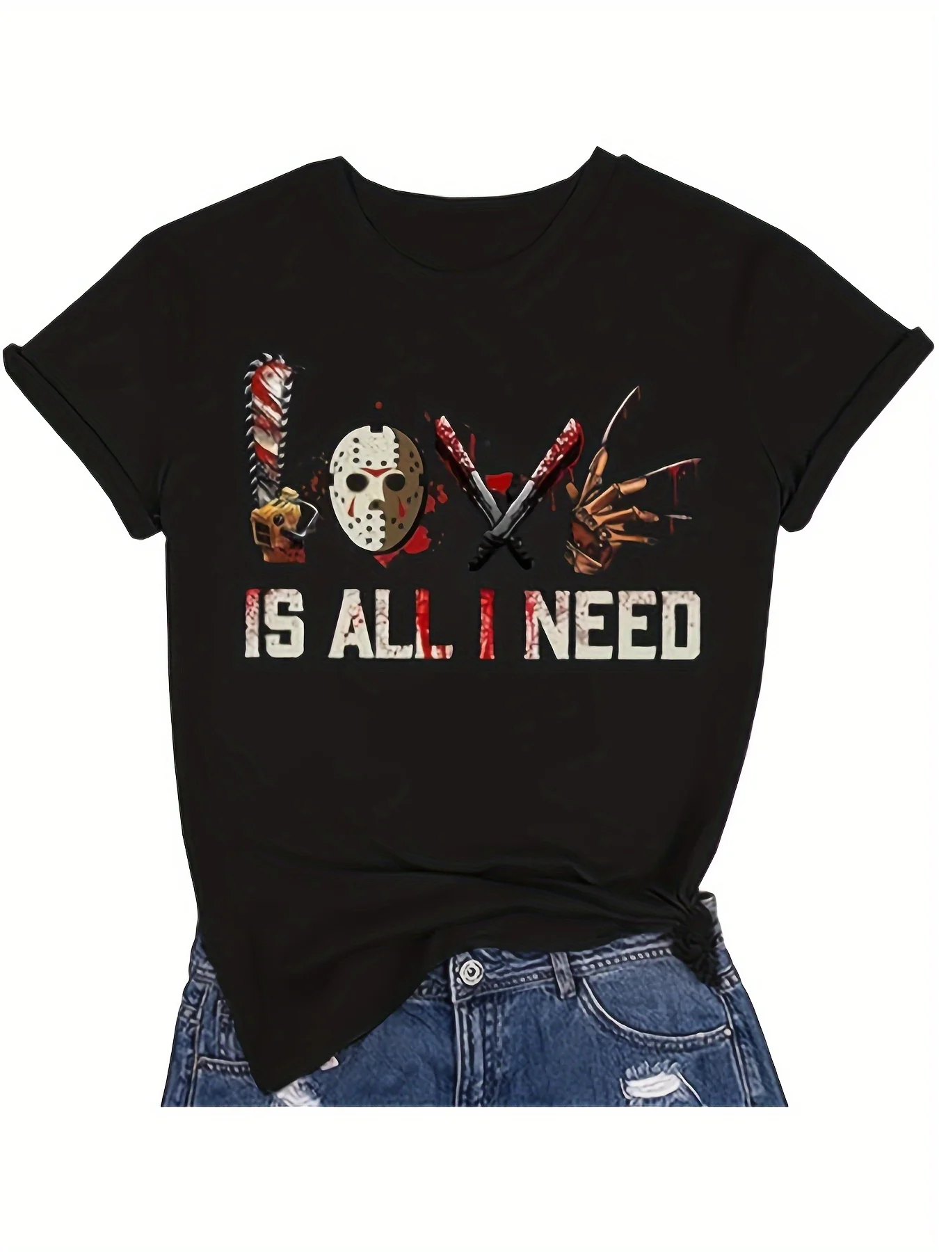 Love Is All I Need Halloween Squad Shirt Comfortable Cotton Men'S Round Neck Short Sleeve T Shirt 200 G
Love Is All I Need Halloween Squad Shirt Comfortable Cotton Men'S Round Neck Short Sleeve T Shirt 200 G