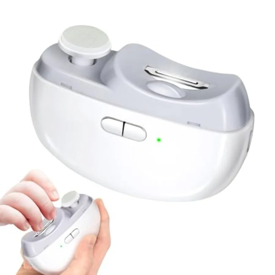 Automatic electric nail clipper with 3speeds levels and nail clip storage featuring LCD digital display USB rechargeable safety
Automatic electric nail clipper with 3speeds levels and nail clip storage featuring LCD digital display USB rechargeable safety