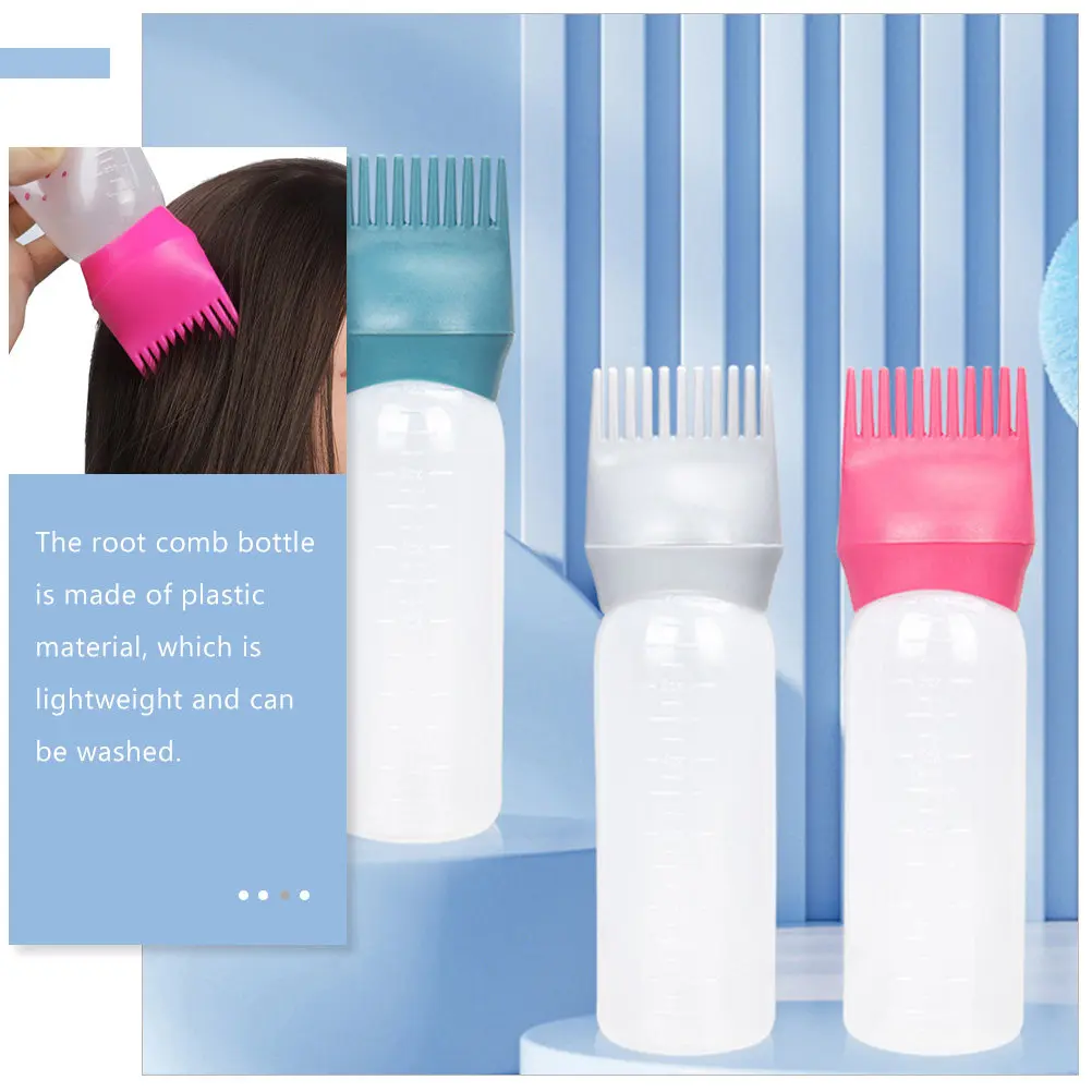 6Pcs Hair Coloring Root Bottle Comb Applicator for Scalp Oil Dye Application Easy Clean Portable Premium Hair Dye Bottle Comb
6Pcs Hair Coloring Root Bottle Comb Applicator for Scalp Oil Dye Application Easy Clean Portable Premium Hair Dye Bottle Comb