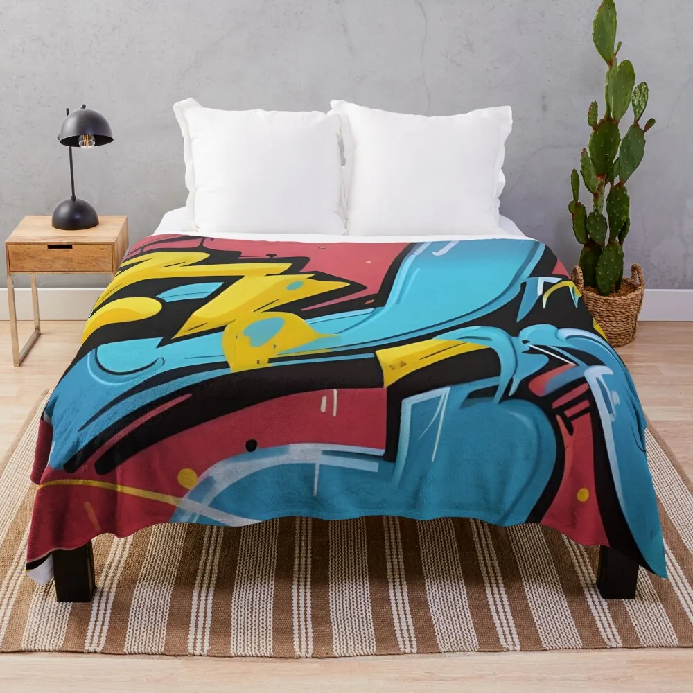 Graffiti Style Street Art Urban Mural Design 90 Throw Blanket Retros Sofa Throw manga Blankets
Graffiti Style Street Art Urban Mural Design 90 Throw Blanket Retros Sofa Throw manga Blankets