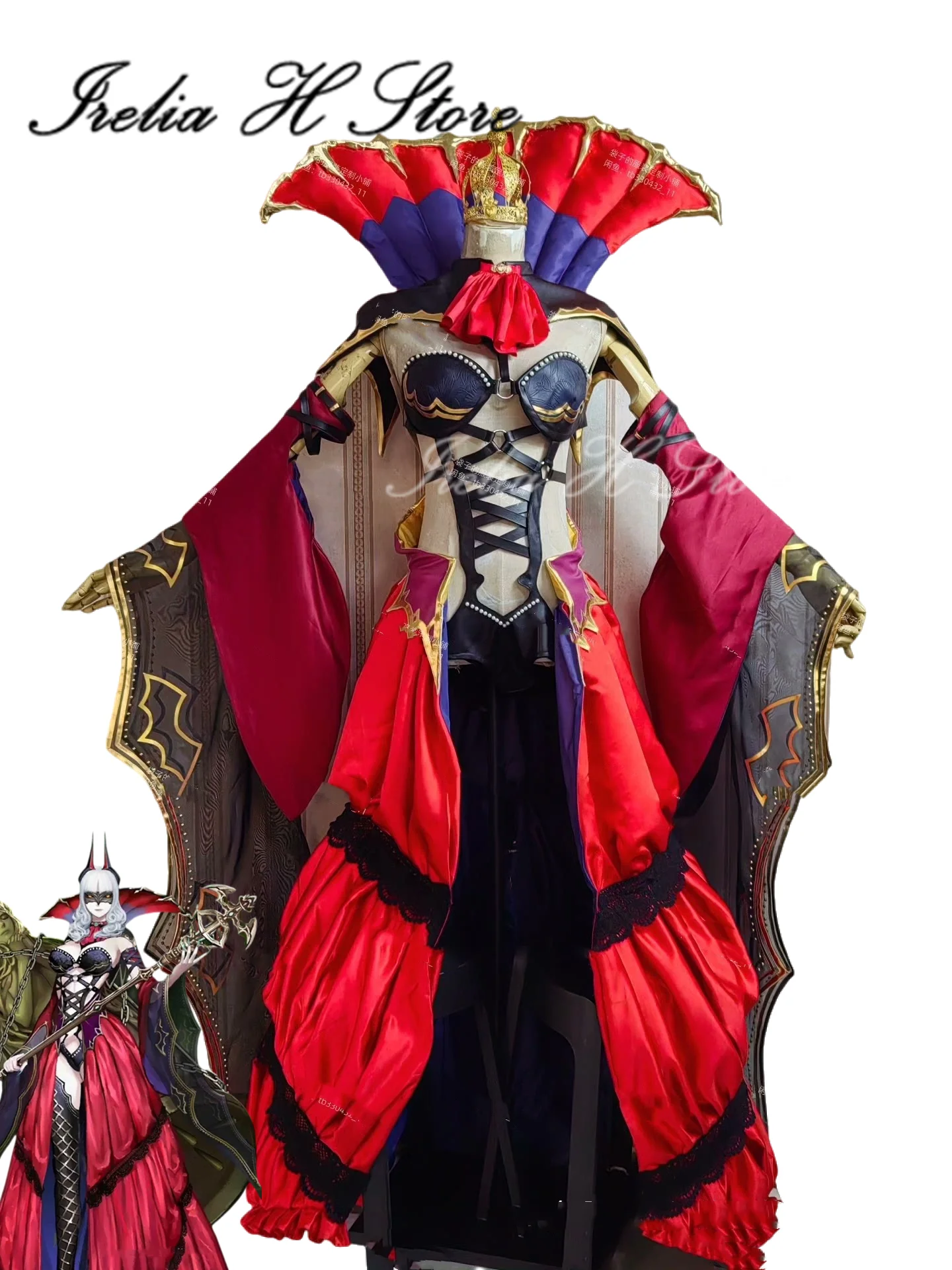 Irelia H Store Camilla Fate/Grand Order Camilla карнавальный костюм для женщин Хэллоуин вечерние платья индивидуальный размер
Irelia H Store Camilla Fate/Grand Order Camilla карнавальный костюм для женщин Хэллоуин вечерние платья индивидуальный размер