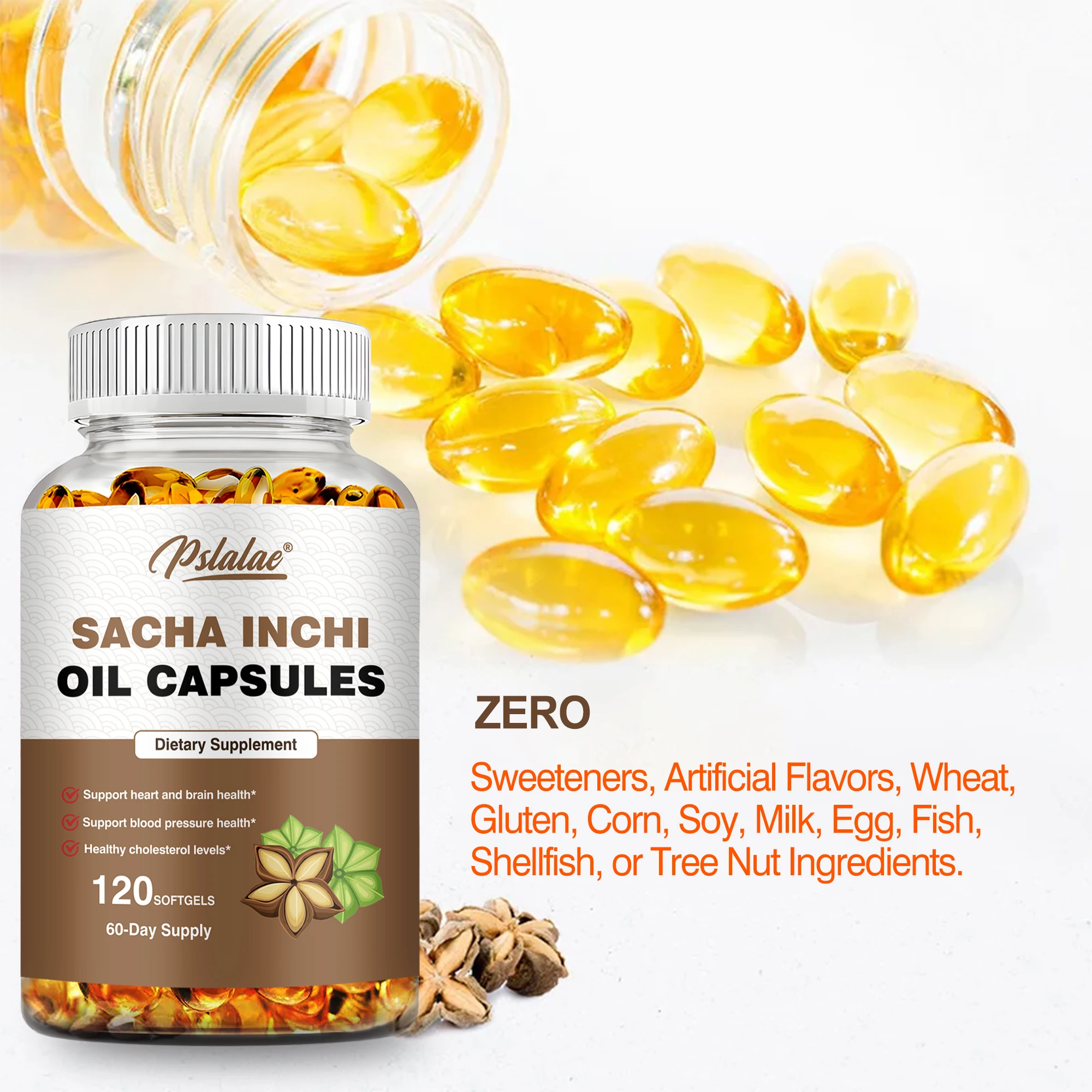 Sacha Inchi Oil - Lowers Cholesterol, Balances Cholesterol, Supports Heart, Joint and Brain Health, Boosts Immunity & Vitality
Sacha Inchi Oil - Lowers Cholesterol, Balances Cholesterol, Supports Heart, Joint and Brain Health, Boosts Immunity & Vitality