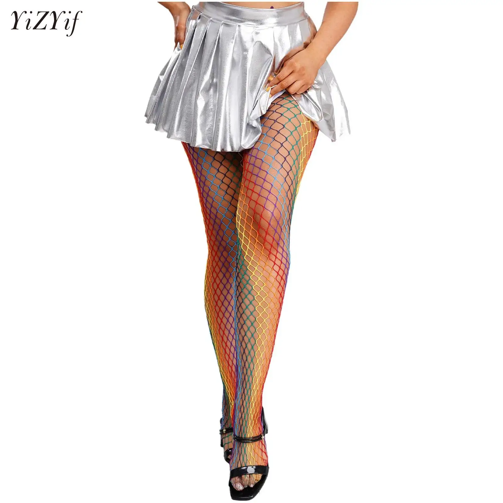 Rainbow Color Fishnet Retro Tights For Women Hollow Out Stretchy Pantyhose Female Summer New Long Socks Bodystockings
Rainbow Color Fishnet Retro Tights For Women Hollow Out Stretchy Pantyhose Female Summer New Long Socks Bodystockings
