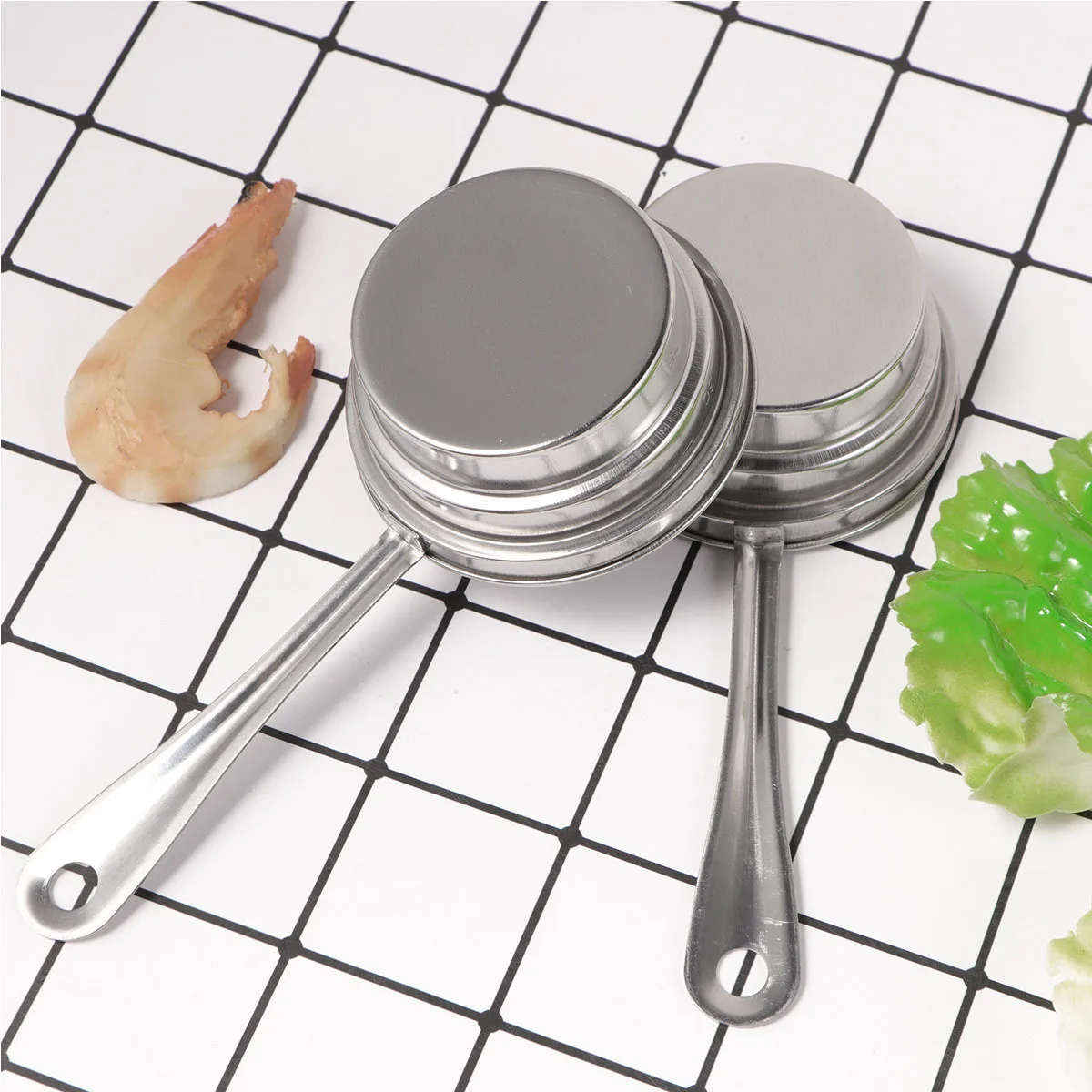 2Pcs Stainless Steel Measuring Spoons 75ml 50ml 25ml Rustless Baking Tool Engraved Marks Professional Home Measuring Spoons
2Pcs Stainless Steel Measuring Spoons 75ml 50ml 25ml Rustless Baking Tool Engraved Marks Professional Home Measuring Spoons